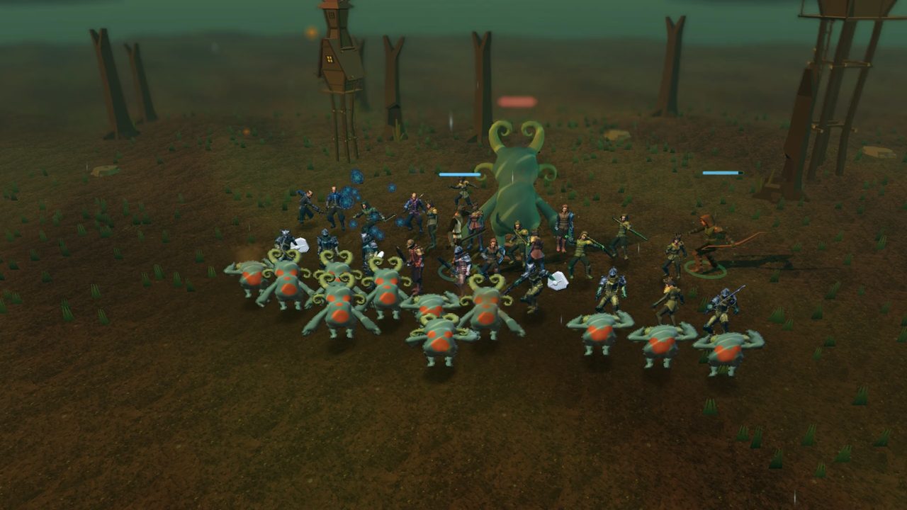 Battle footage from Clockfen Marsh