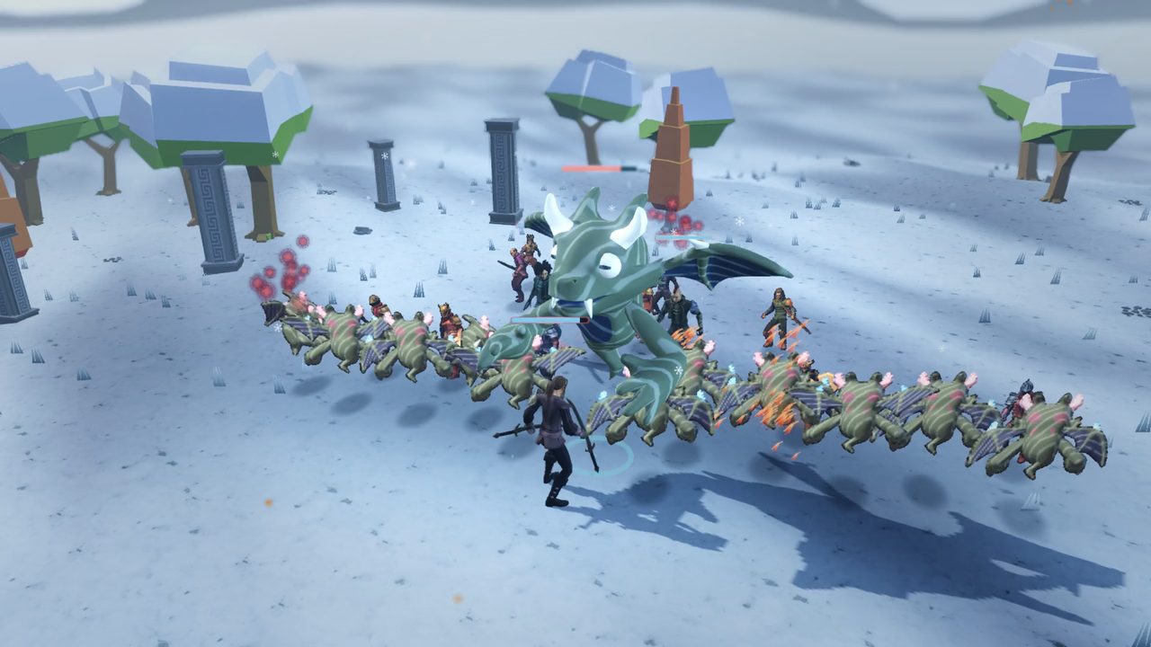 Battle footage from Frostwork Reach