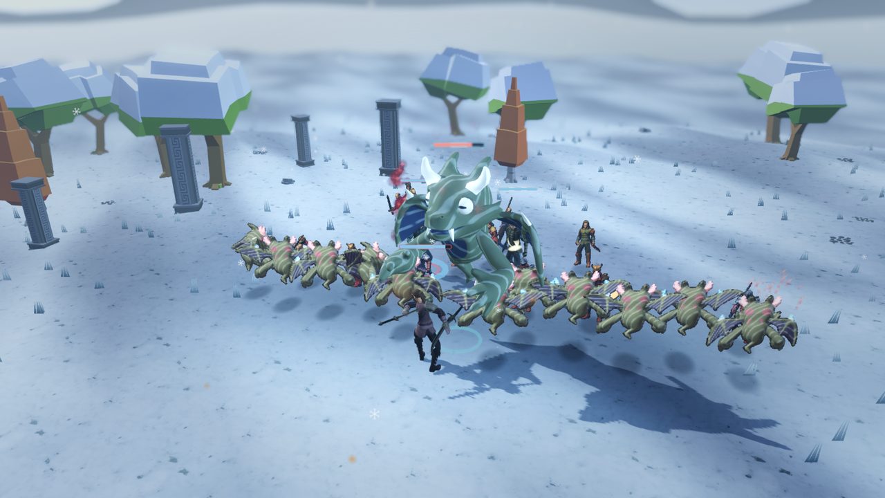 The Cryoforge Matron's army in Frostwork Reach
